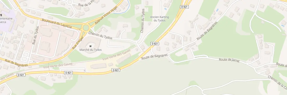 Plan du 11 Bd du Centenaire à Lourdes