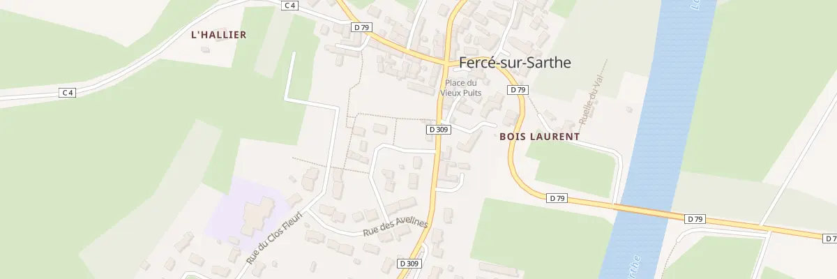 Plan du 12 Rue de Noyen à Fercé-sur-Sarthe