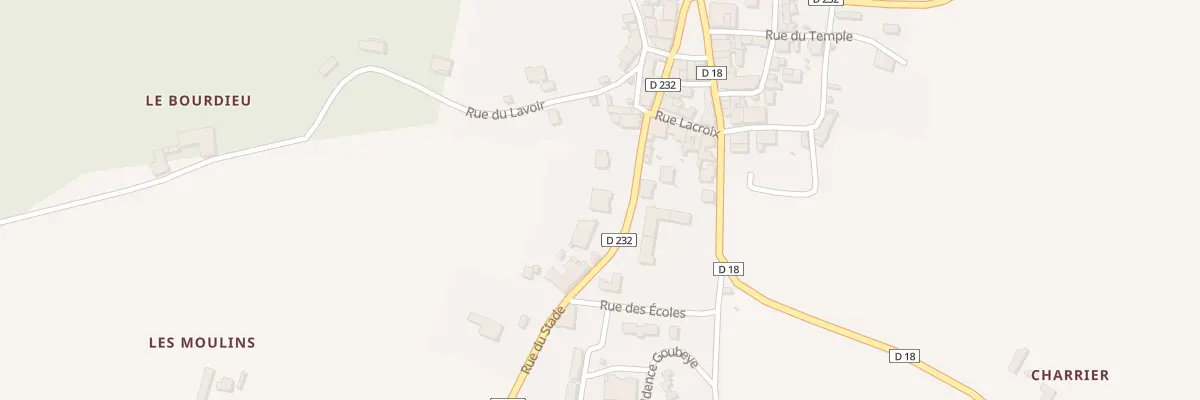 Plan du 4 Rue du Stade à Pujols