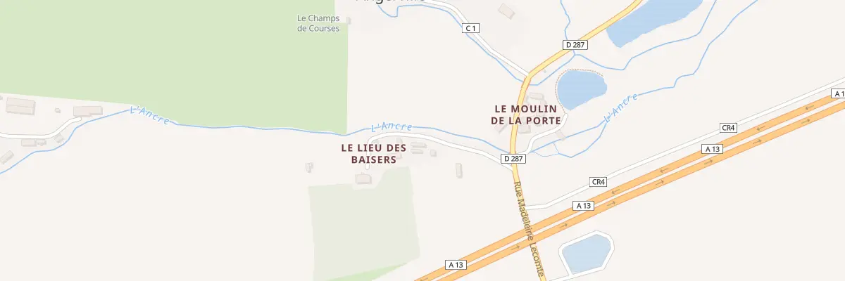 Plan du 5040 Le Lieu des Baisers à Angerville