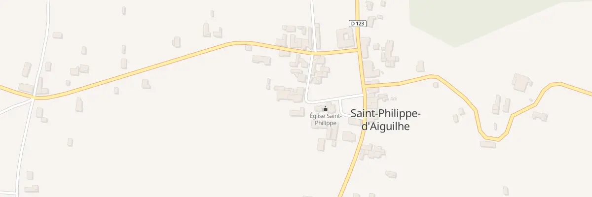 Plan du 25 Bourg Ouest à Saint-Philippe-d’Aiguilhe
