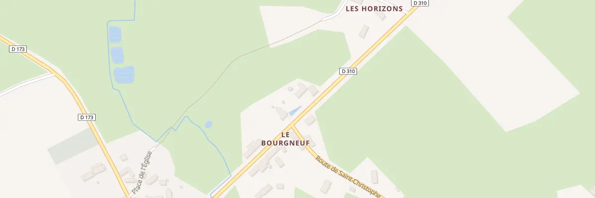 Plan du 8 Le Bourgneuf à Montreuil-le-Chétif