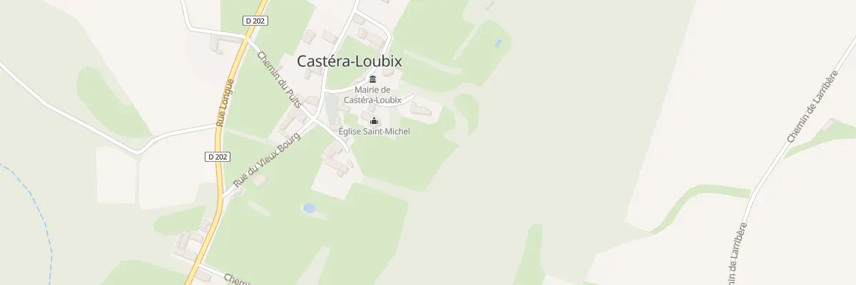Plan du 5060 Rue du Centre à Castéra-Loubix