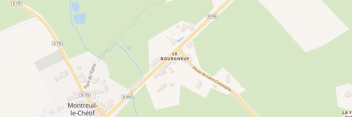 Plan du 9 Le Bourgneuf à Montreuil-le-Chétif