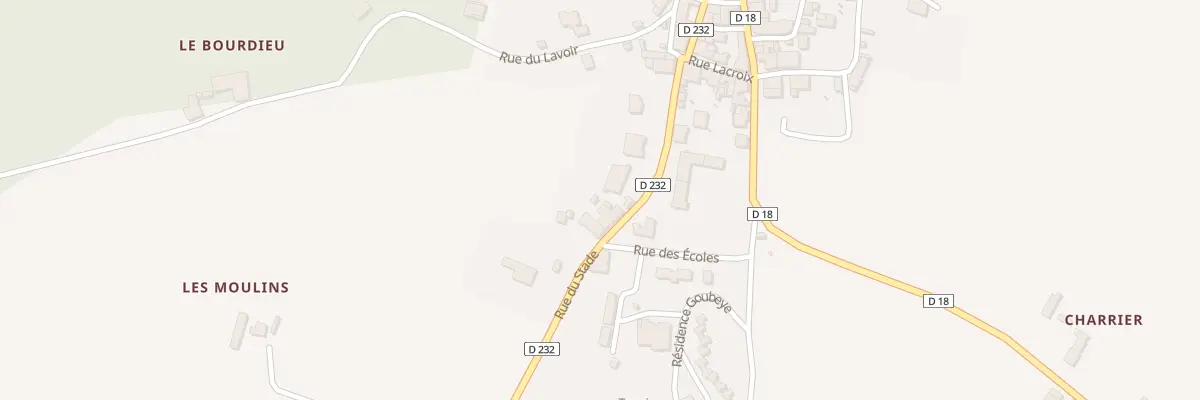Plan du 135 Le Bourg à Doulezon