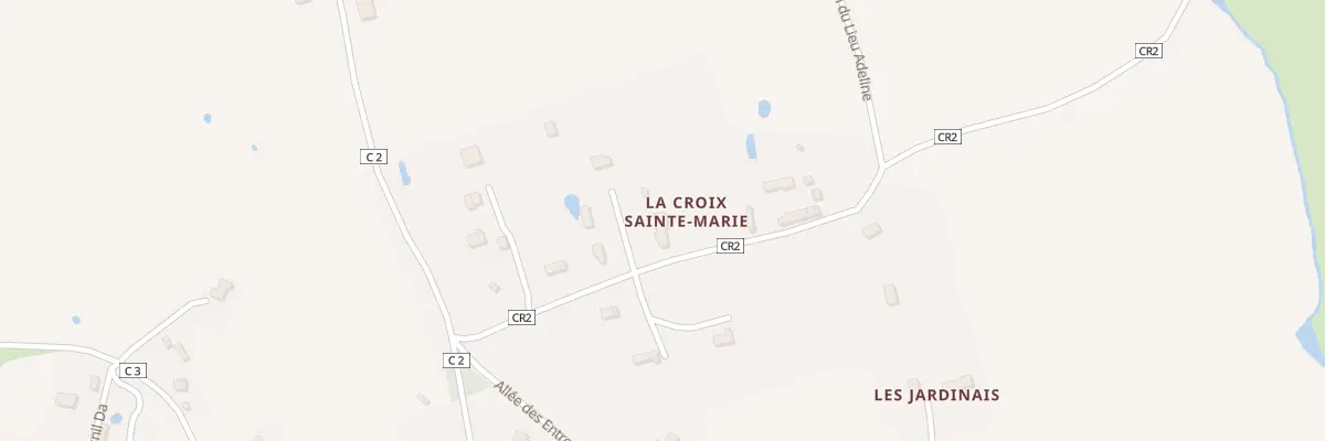 Plan du 5048 La Croix Marie à Douville-en-Auge