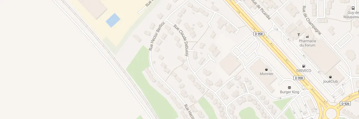 Plan du 41 Rue Claude Debussy à Argentan