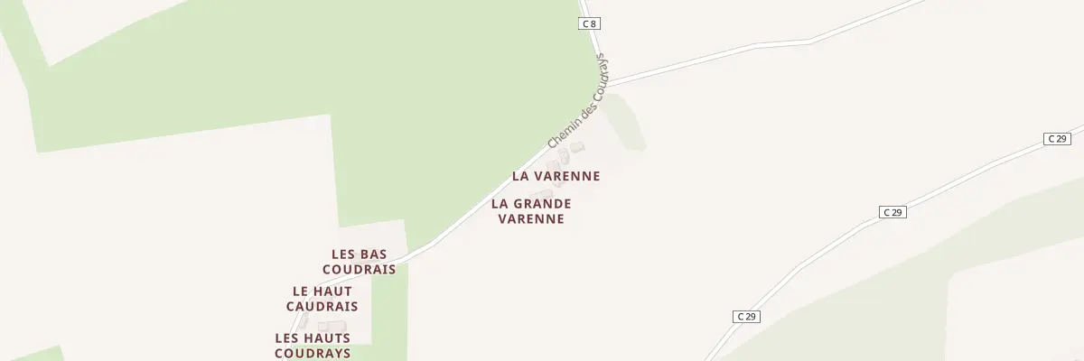 Plan du 5118 La Grande Varenne à Courcelles-la-Forêt