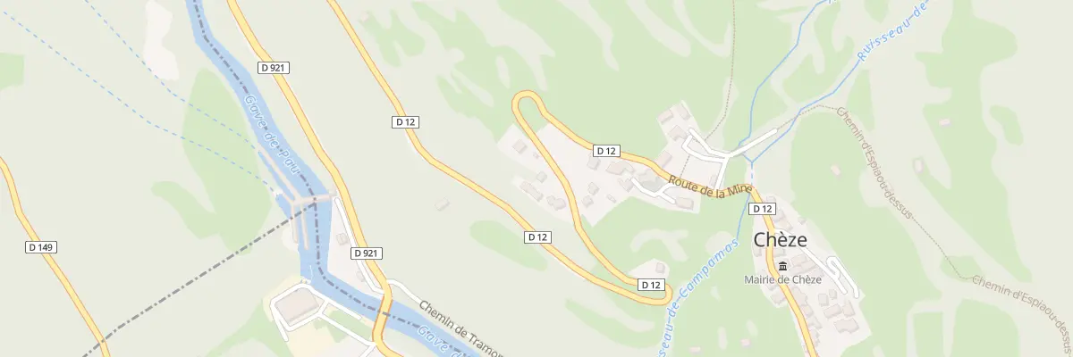 Plan du 330 Rte de la Mine à Chèze