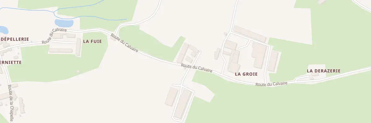 Plan du 3 Rte du Calvaire à Conlie