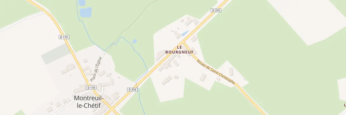 Plan du 7 Le Bourgneuf à Montreuil-le-Chétif