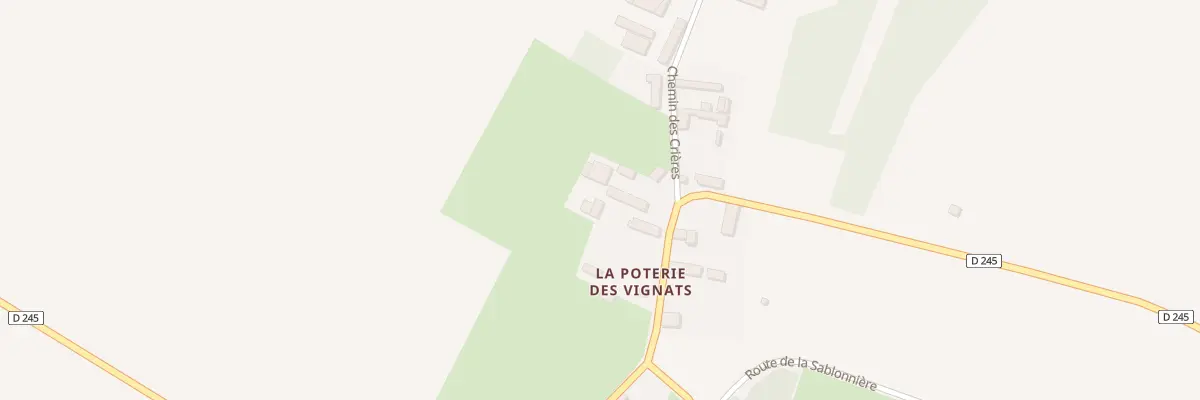 Plan du 1858 Rte de la Poterie à Guêprei