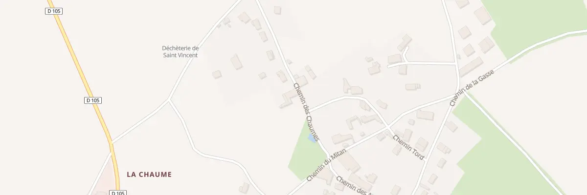 Plan du 5166 Che des Chaumes - Châtenet à Saint-Vincent-la-Châtre