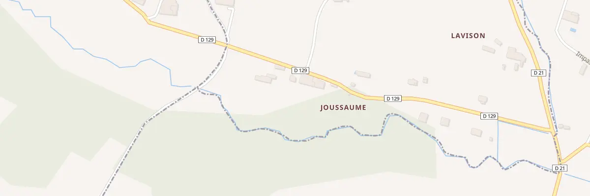 Plan du 3 Joussaume à Loubens