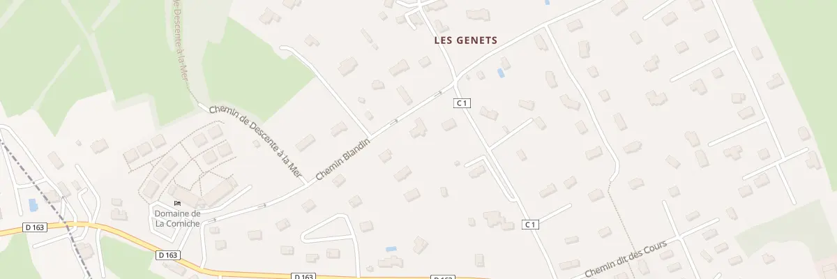 Plan du 1425 Chemin Blandin à Auberville