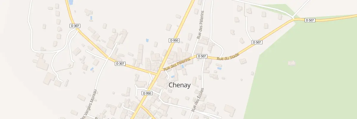 Plan du 5 Rue des Pélerins à Chenay
