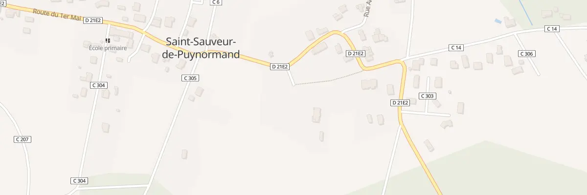 Plan du 2 Rte de Puynormand à Saint-Sauveur-de-Puynormand