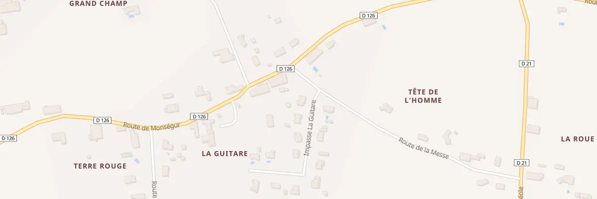 Plan du 9 Lot La Guitare à Loubens