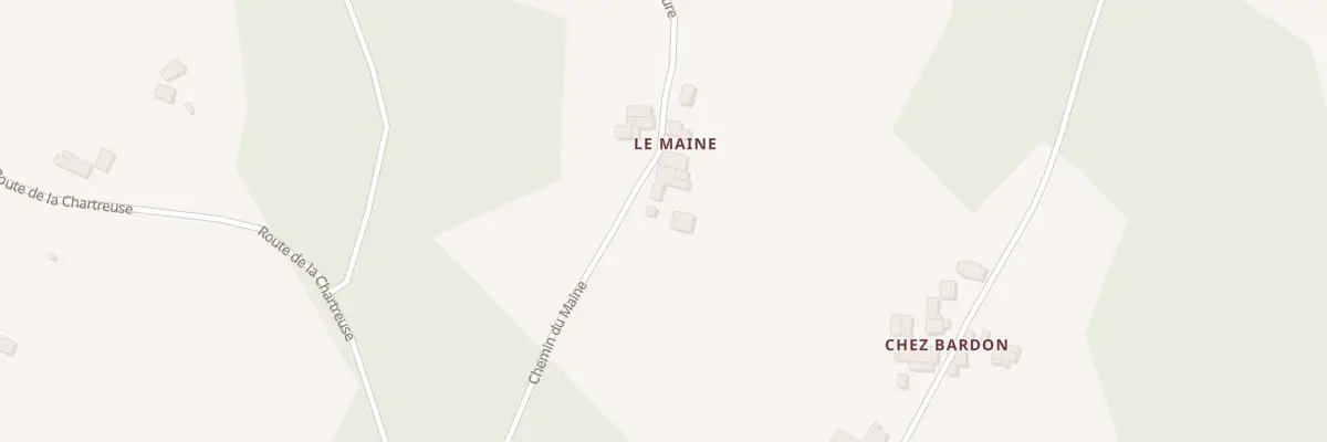 Plan du 2 Che du Maine à Brossac