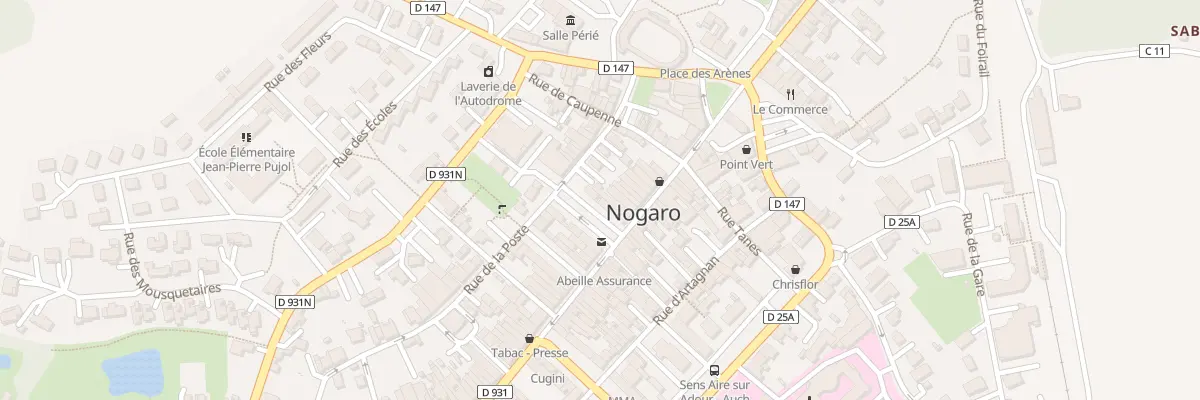 Plan du 26 Rue de la République à Nogaro