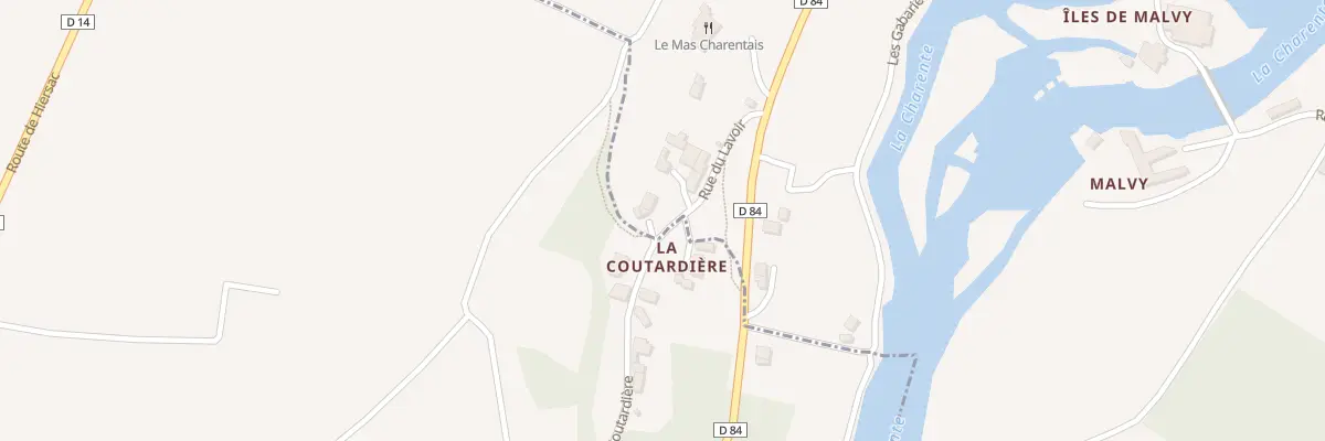 Plan du 5287 La Coutardiere à Mosnac-Saint-Simeux