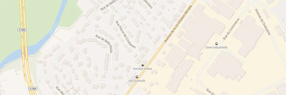 Plan du 1 Rue Pierre de Coubertin à Argentan
