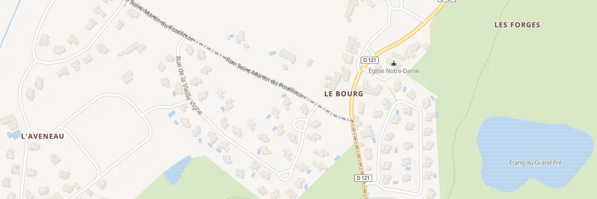 Plan du 1 Rue de la Vieille Vigne à Vasles