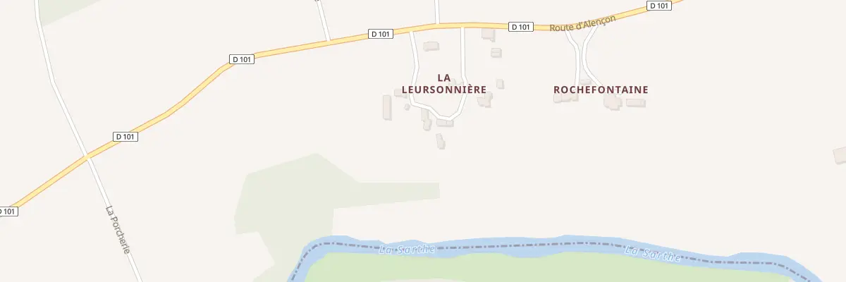 Plan du 85 La Leursonniere à Saint-Céneri-le-Gérei