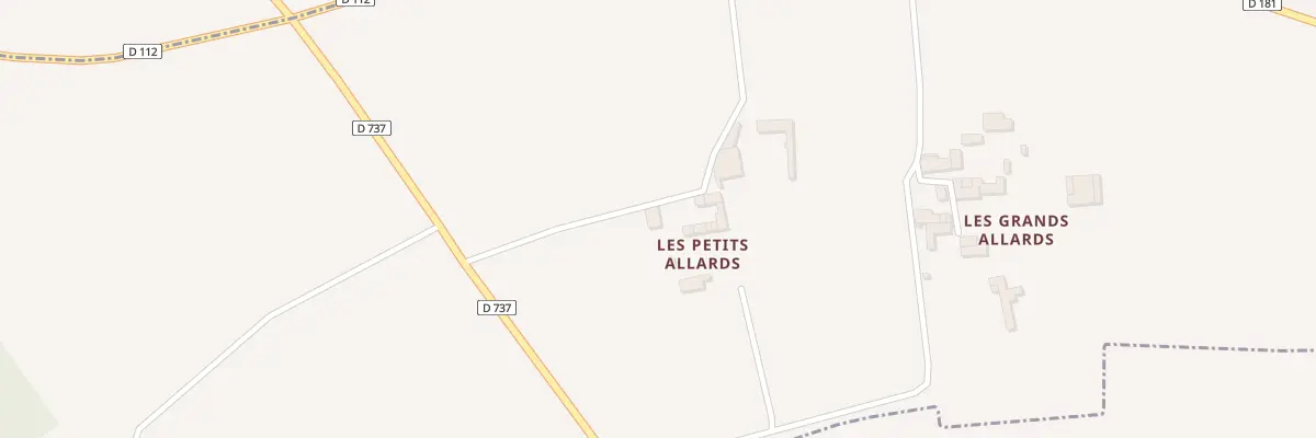 Plan du 5205 Les Allards à Paizay-Naudouin-Embourie