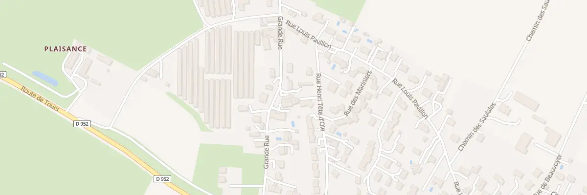 Plan du 12 Gr GRANDE RUE à Villebernier