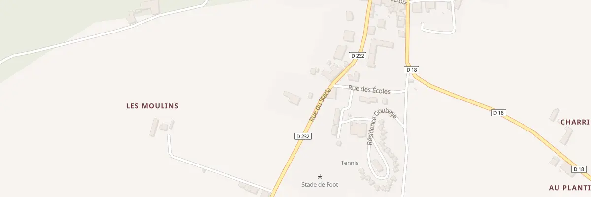 Plan du 134 Le Bourg à Pujols