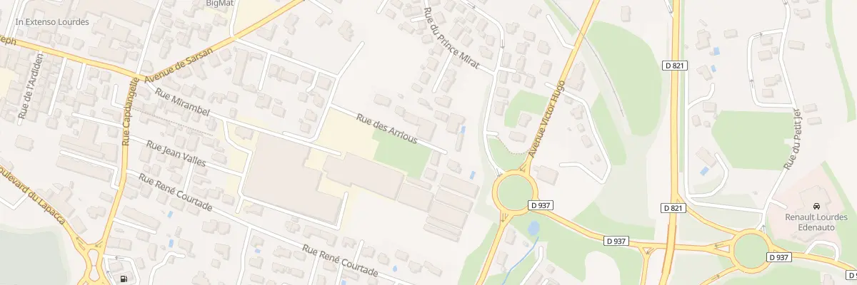 Plan du 21 Rue des Arrious à Lourdes