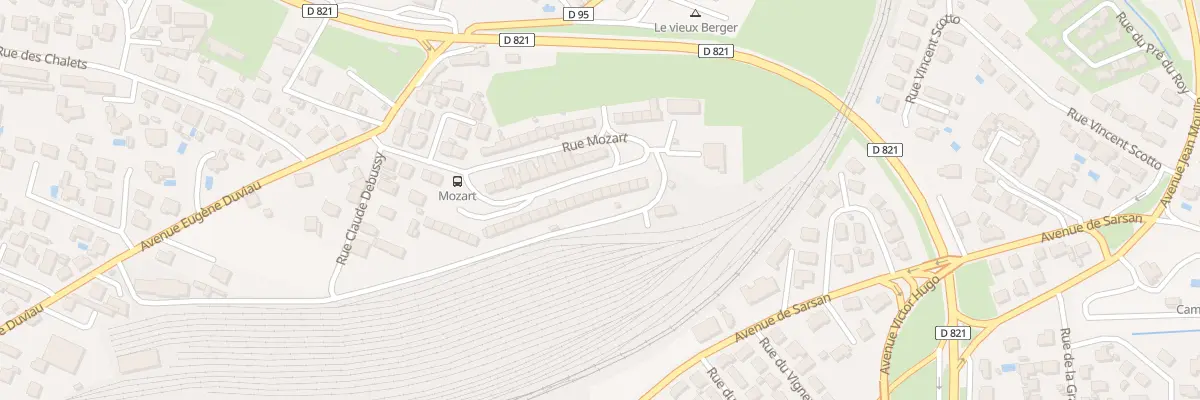 Plan du 51 Rue Mozart à Lourdes