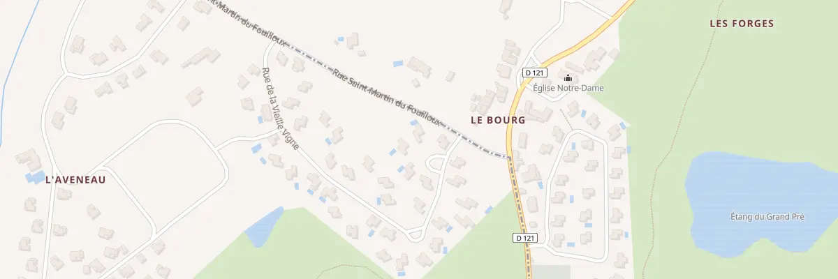 Plan du 2 Rue de la Vieille Vigne à Vasles