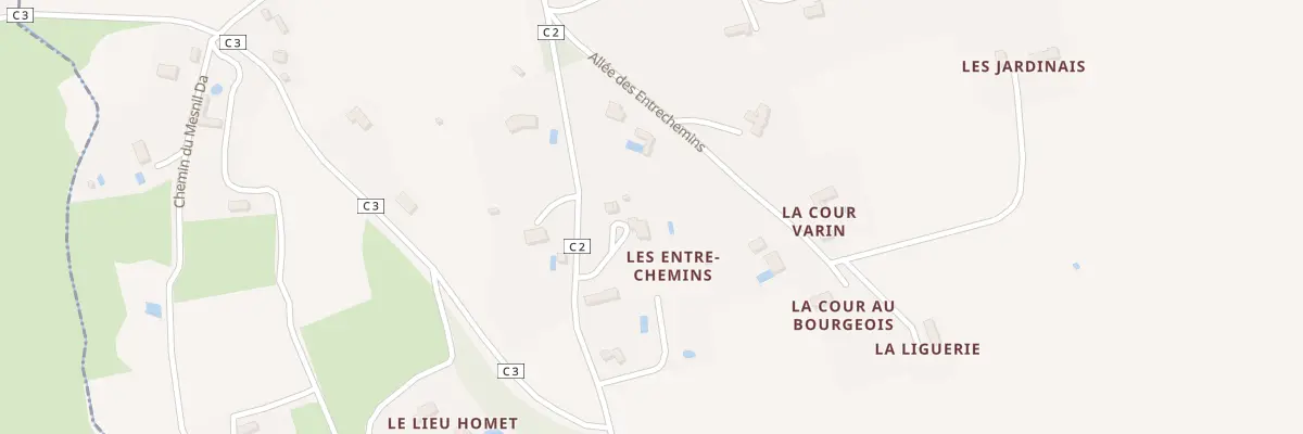 Plan du 5146 Che de la Croix Marie à Douville-en-Auge