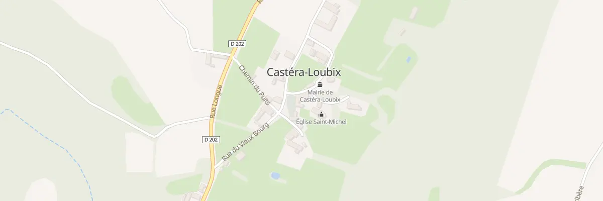 Plan du 85 Pl de l’Eglise à Castéra-Loubix