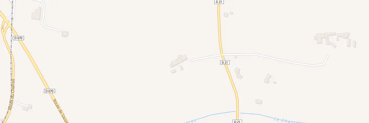 Plan du 1 Superbie à Saint-Sève