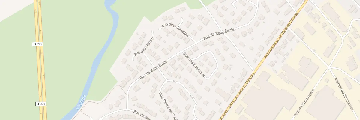 Plan du 2 Rue des Eperviers à Argentan