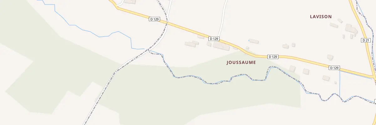 Plan du 5 Joussaume à Loubens