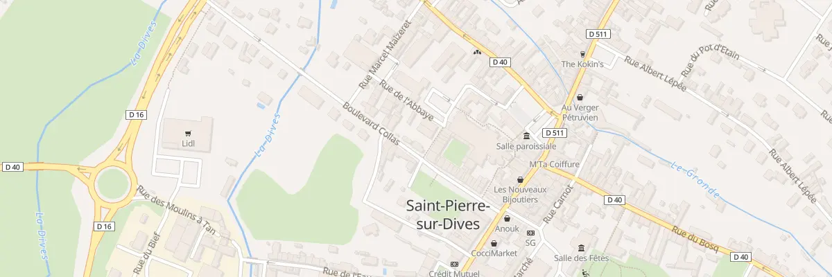 Plan du 1 Bd Collas à Saint-Pierre-en-Auge