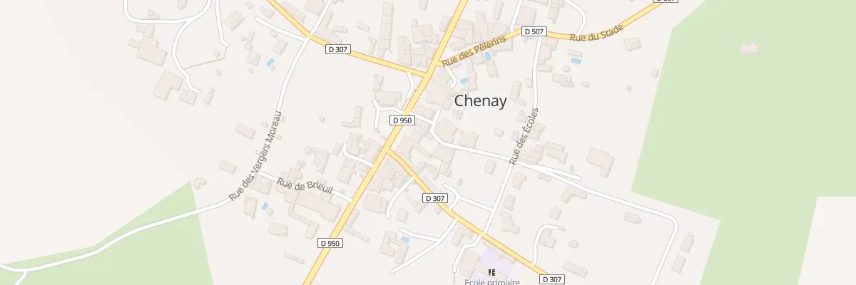Plan du 11 Rue Edmond Proust à Chenay