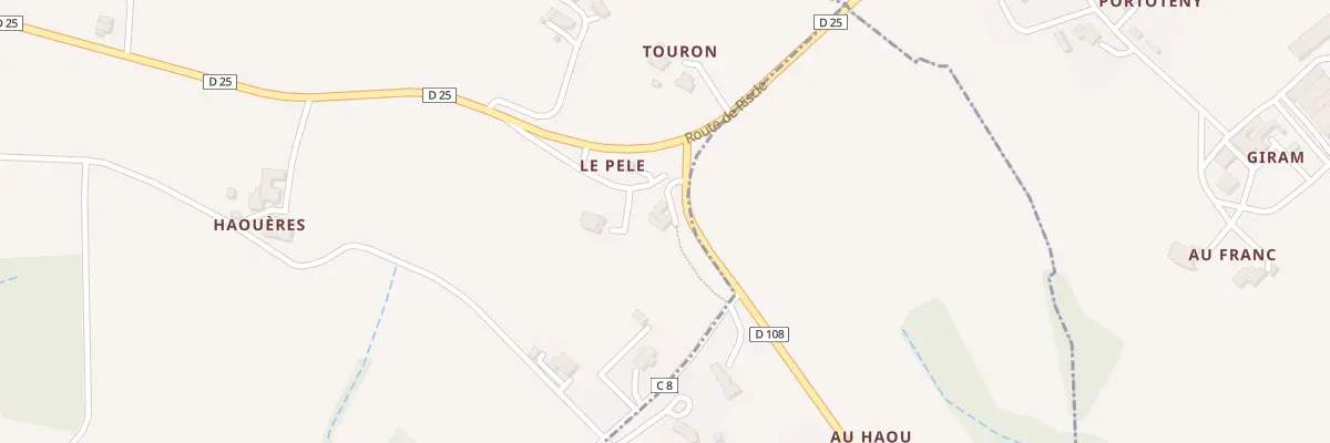 Plan du 5019 Touron à Arblade-le-Haut