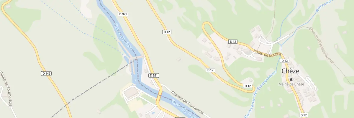 Plan du 765 Rte de la Mine à Chèze