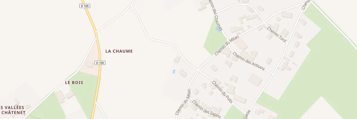Plan du 5 Chem du Mitan - Châtenet à Saint-Vincent-la-Châtre