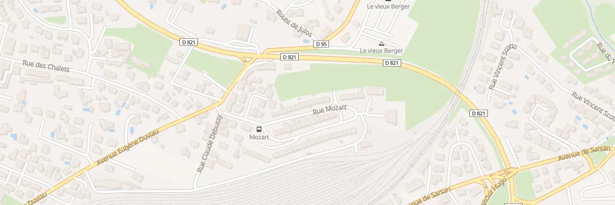 Plan du 19 Rue Mozart à Lourdes