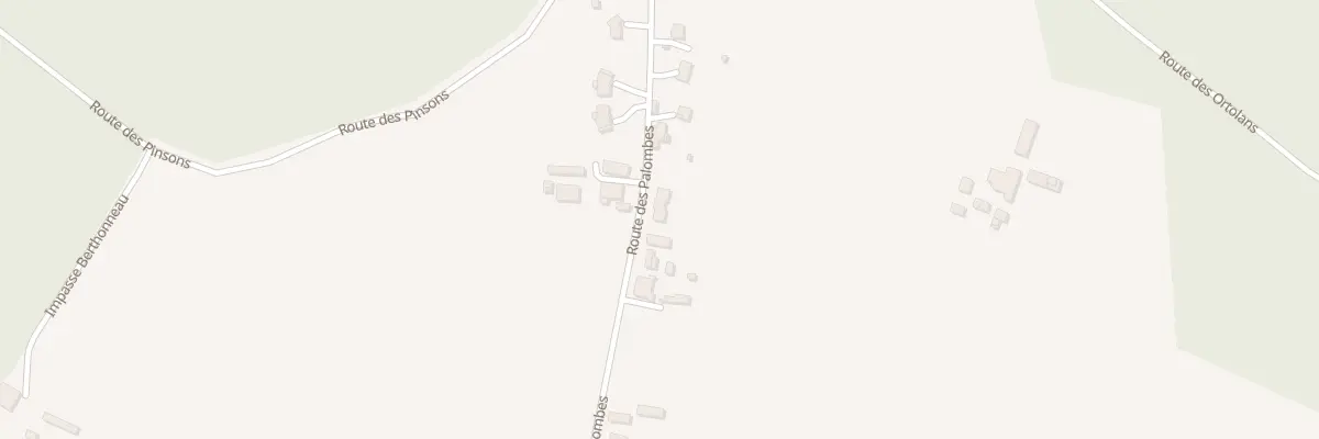 Plan du 1217 Rte des Palombes à Noaillac