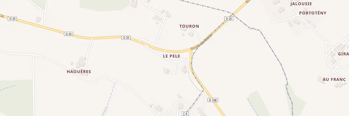 Plan du 1920 Rte de Riscle à Arblade-le-Haut