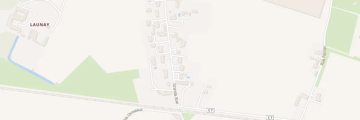 Plan du 40 Grande rue à Villebernier