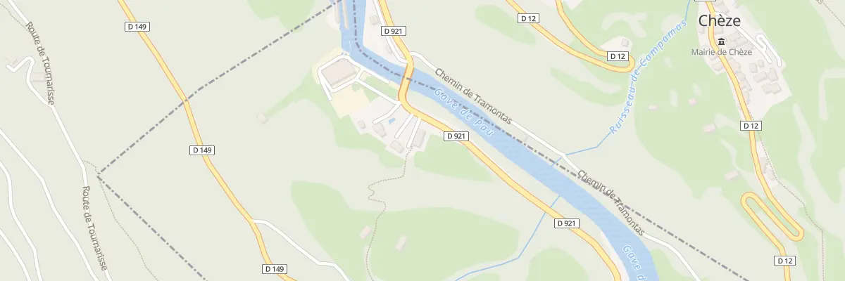 Plan du 1 Pont de la Reine à Saligos