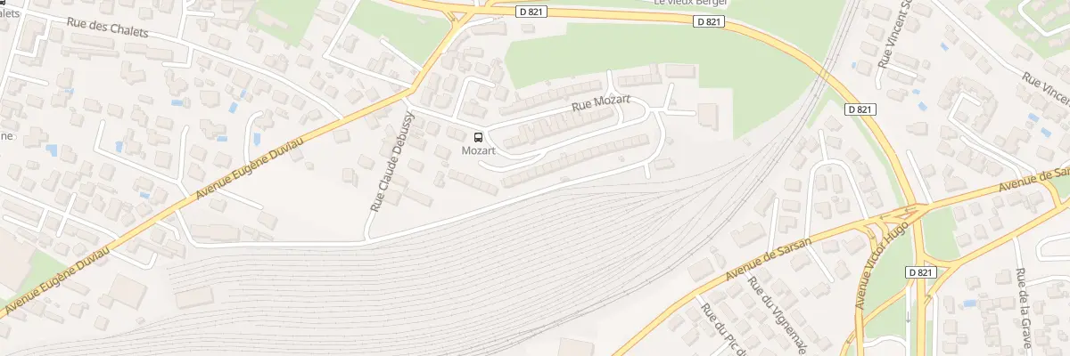 Plan du 69 Rue Mozart à Lourdes